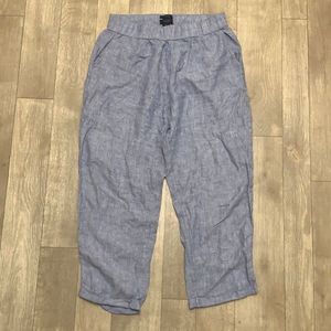 Womens Rachel Rachel Roy Linen Cropped Pants